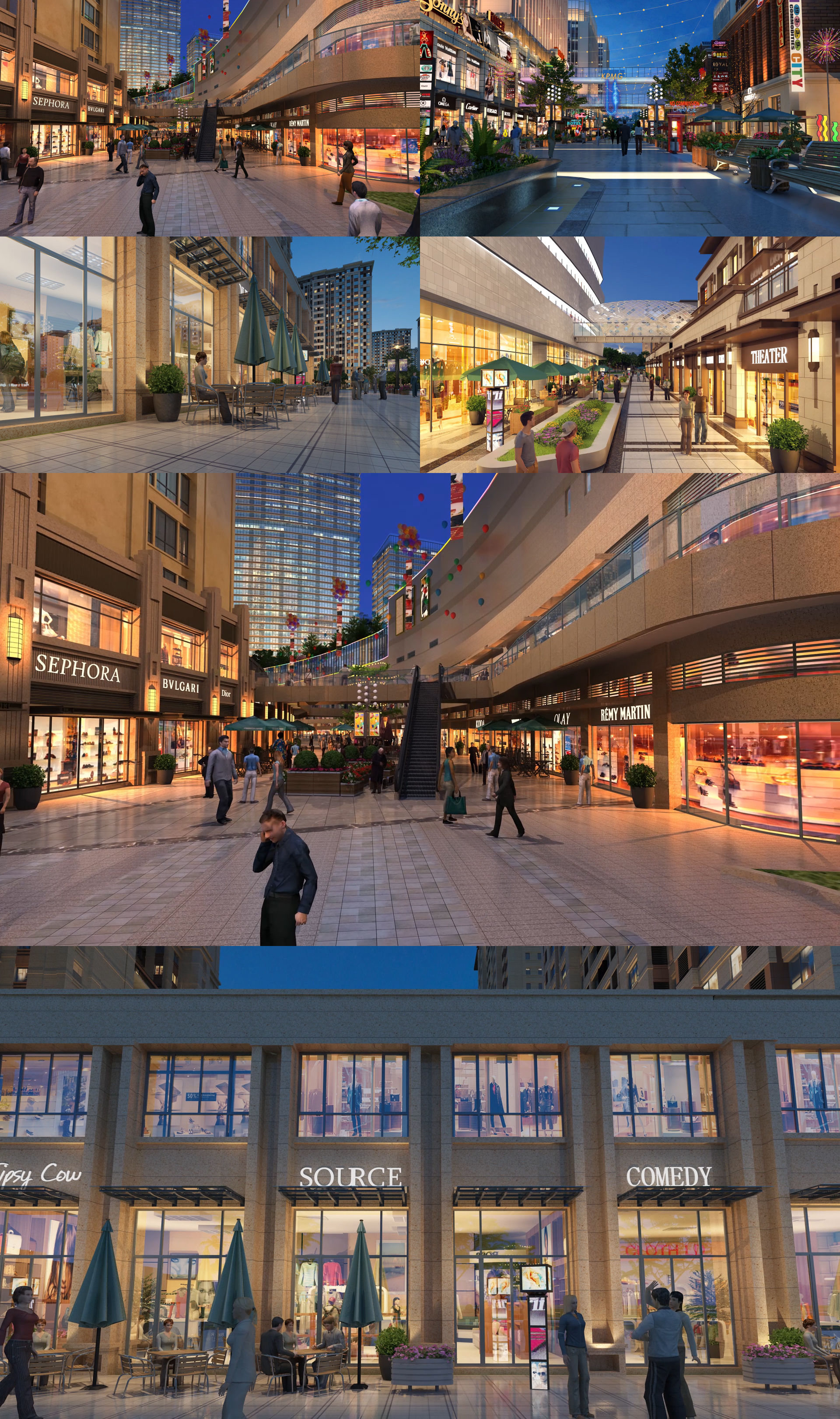 海口桫欏灣商業(yè)街 融合熱帶風(fēng)情與現(xiàn)代商業(yè)的規(guī)劃設(shè)計